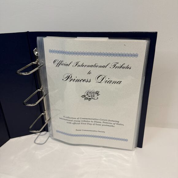 Official International Stamp Tributes to Princess Diana - 8 First Day Covers - Picture 2 of 11